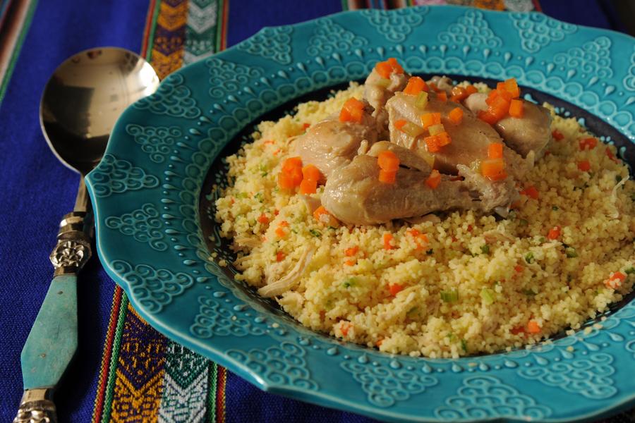 Couscous Marroquino com Codorna