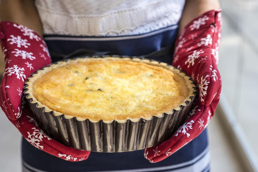 Quiche Duas Azeitonas e Mussarela de Búfala