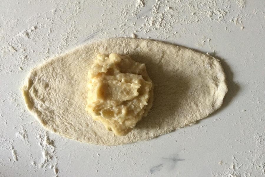 Folhado de Semolina e Ricota