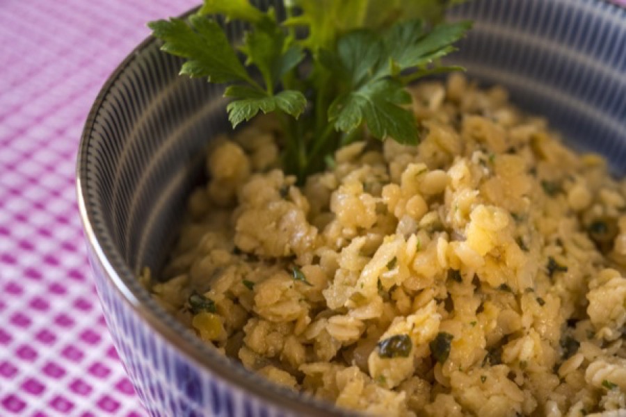 Salada de Lentilha com Hortelã