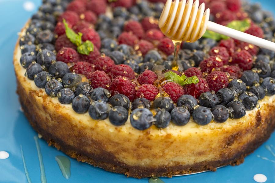 Cheesecake com Frutas Vermelhas