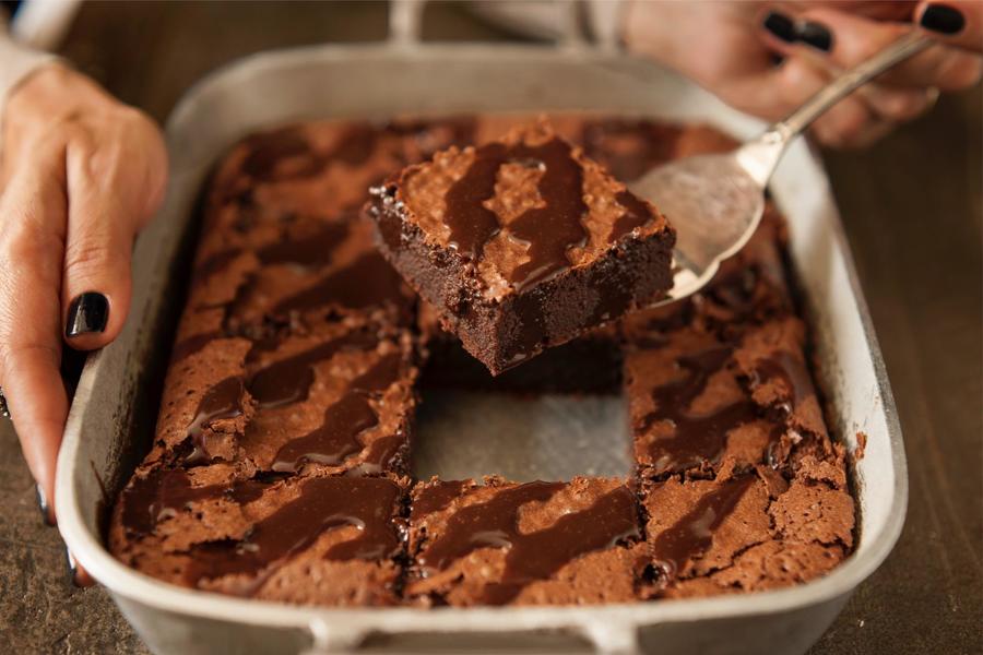 Bolinho Morno de Chocolate