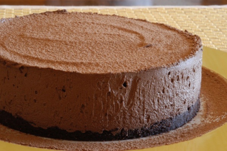 Torta-Mousse de Chocolate