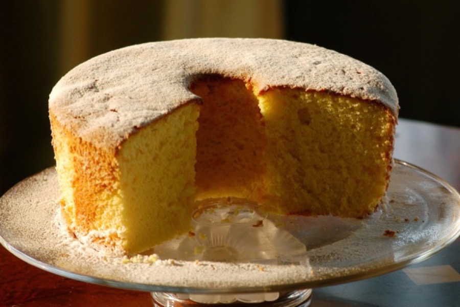 Bolo Chiffon de Laranja