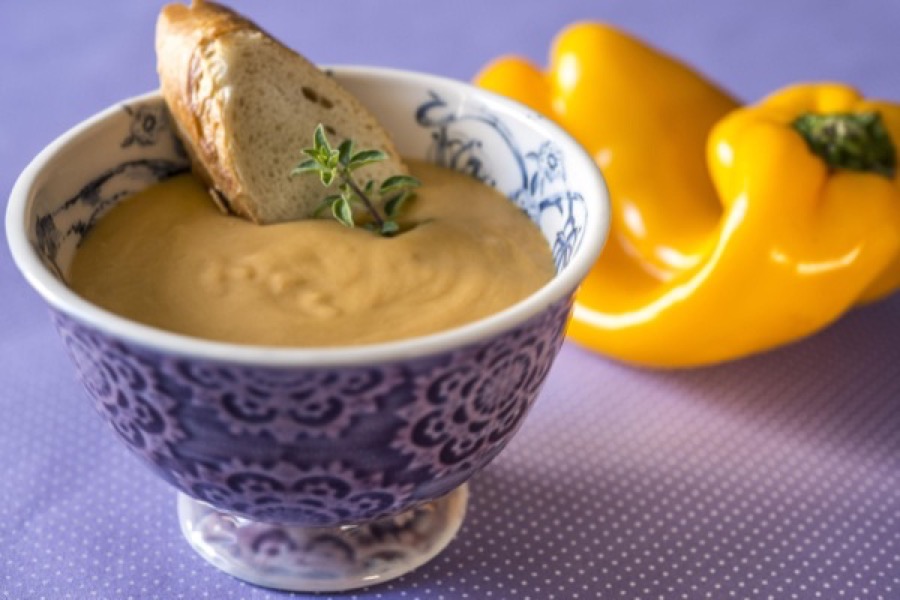 Sopa de Pimentão Vermelho