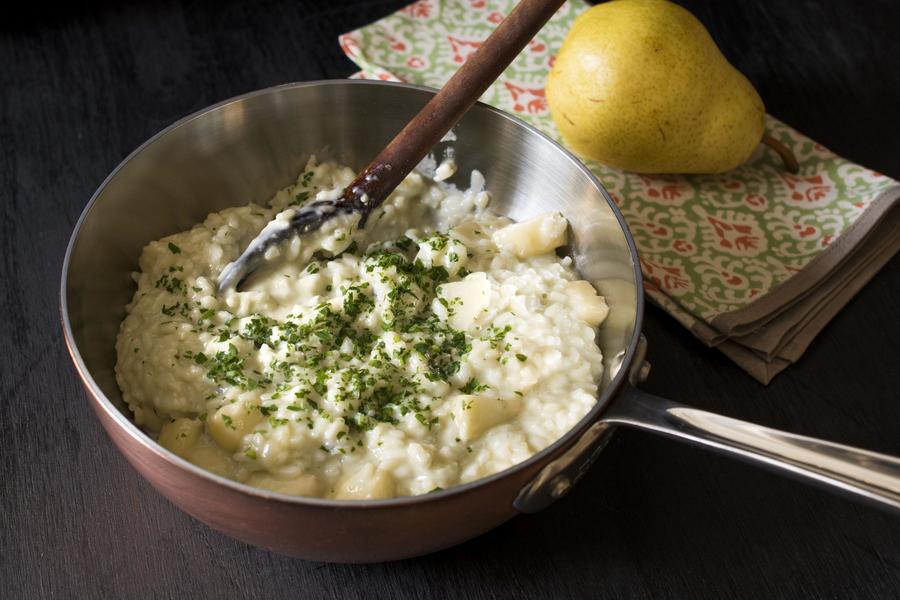 Risoto de Gorgonzola e Pera