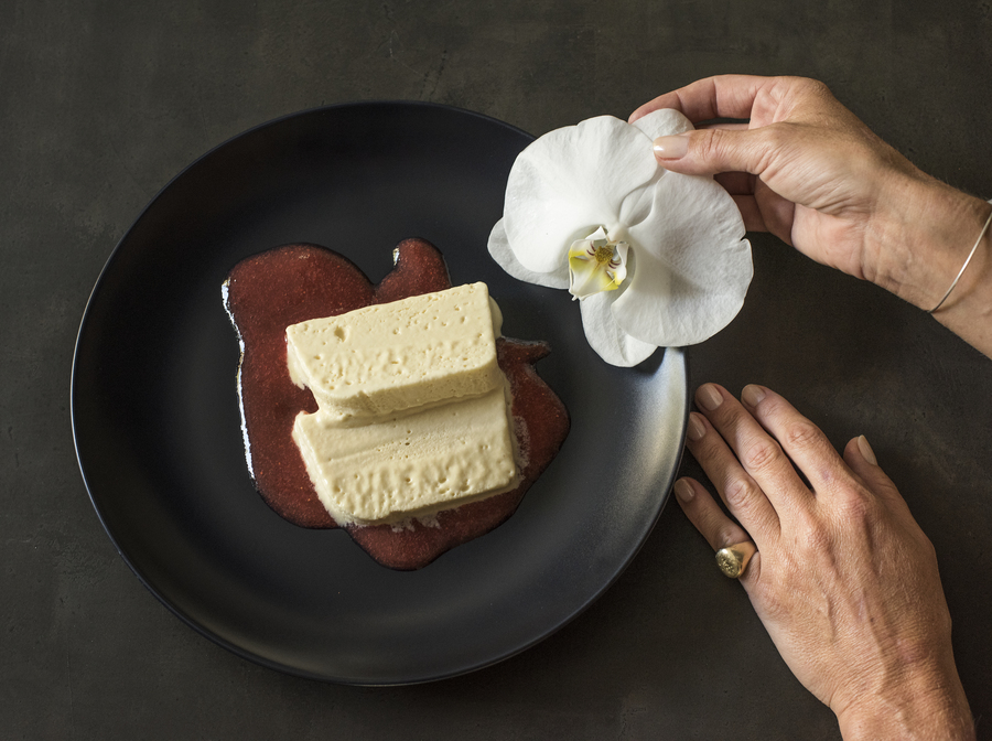 Terrina Gelada de Chocolate Branco