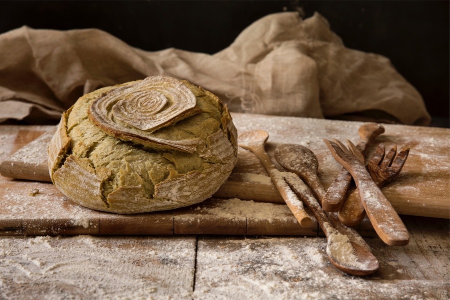 Pão de Couve com Levain