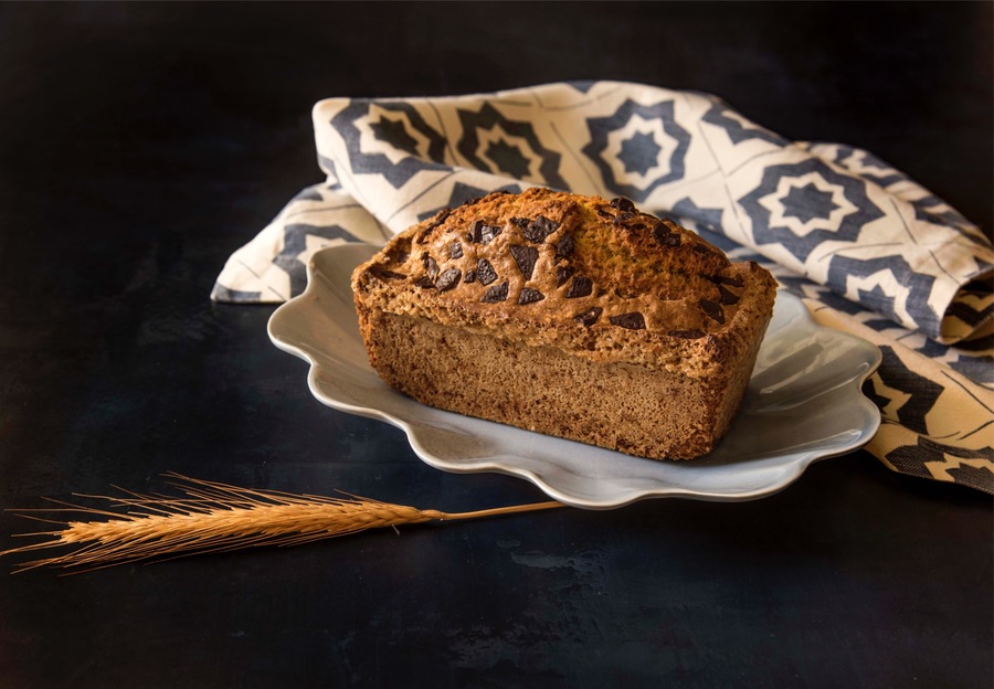 pão de abóbora com chocolate