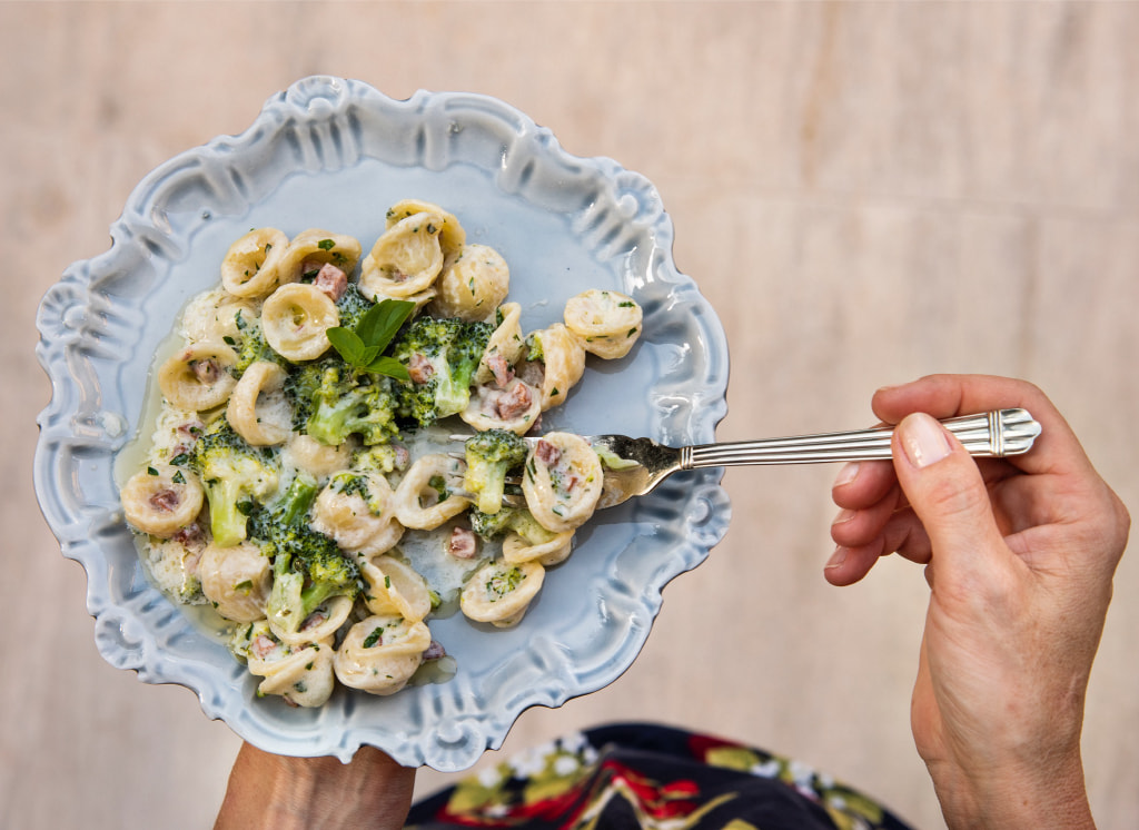 Orecchiette com Brócolis Ninja e Ervas