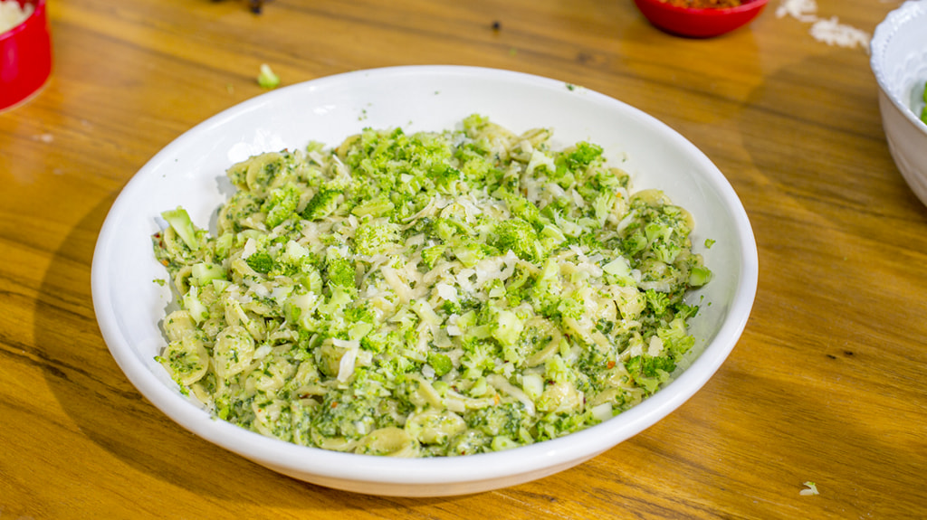 Orecchiette agli Spinaci, Broccoli e Alici Chef Sergio Arno