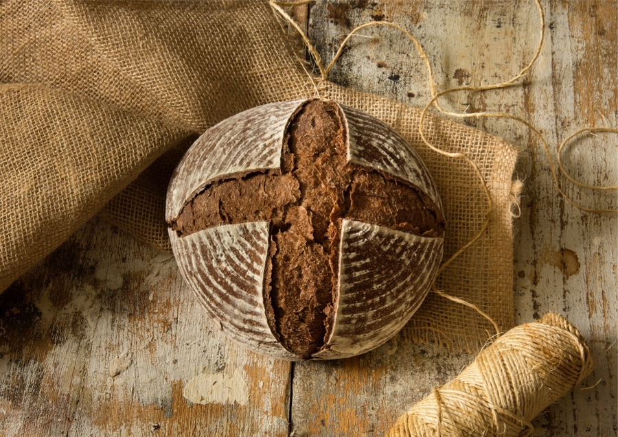 Pão de Chocolate com Levain