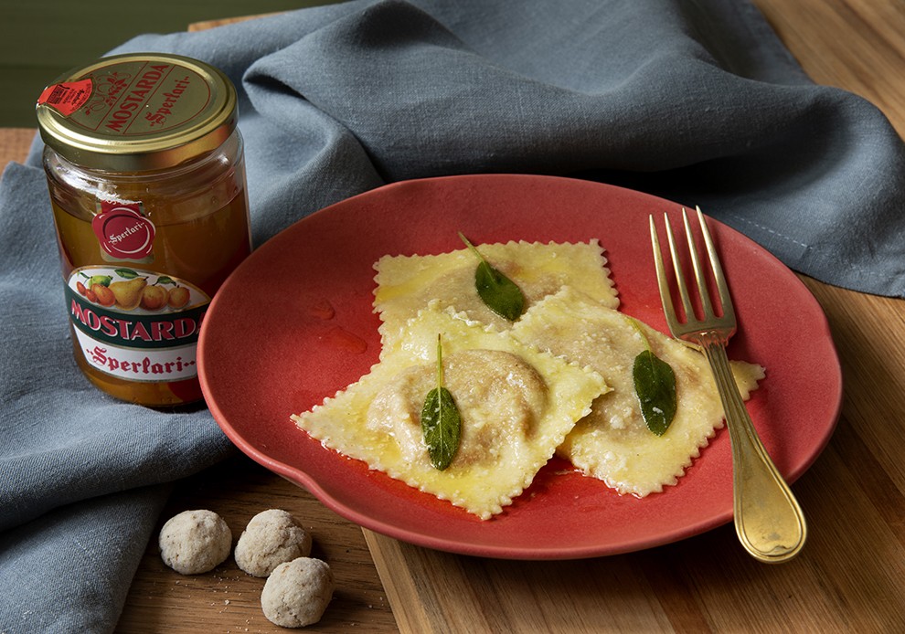 Ravioli de Abóbora e Amaretto