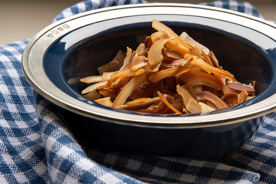 Tiras de Coco Fritas