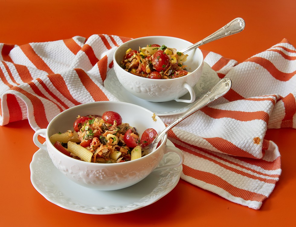 Salada de Massa à Siciliana