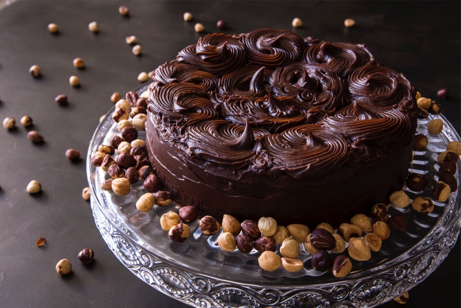 Bolo de Avelã e Chocolate