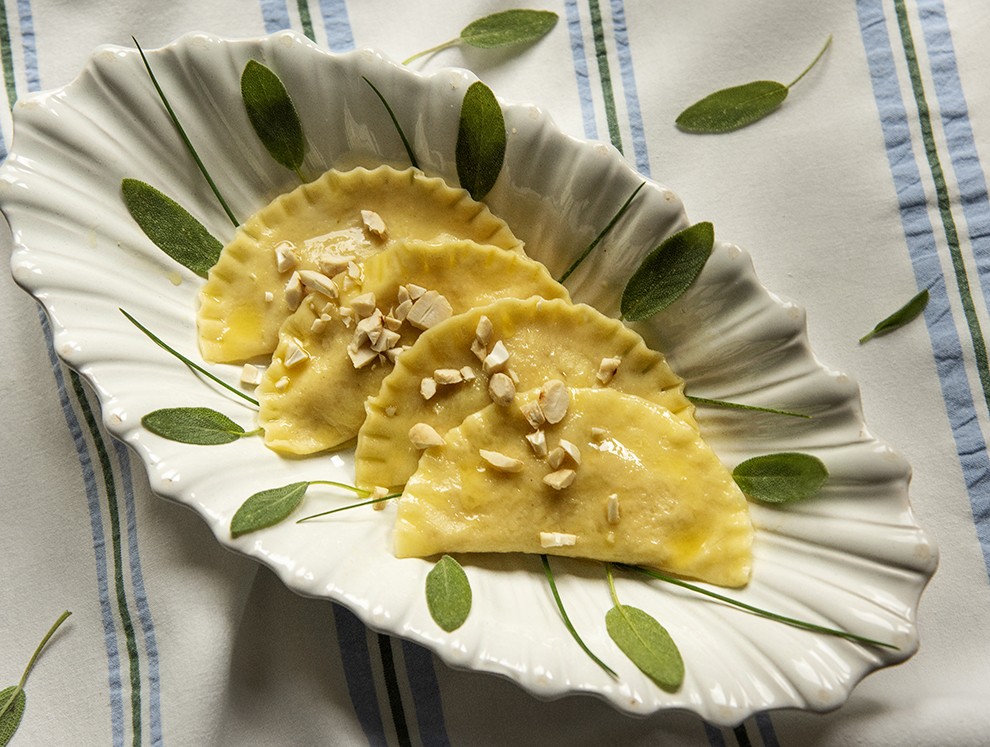 Ravioli de Banana-da-Terra e Queijo da Canastra