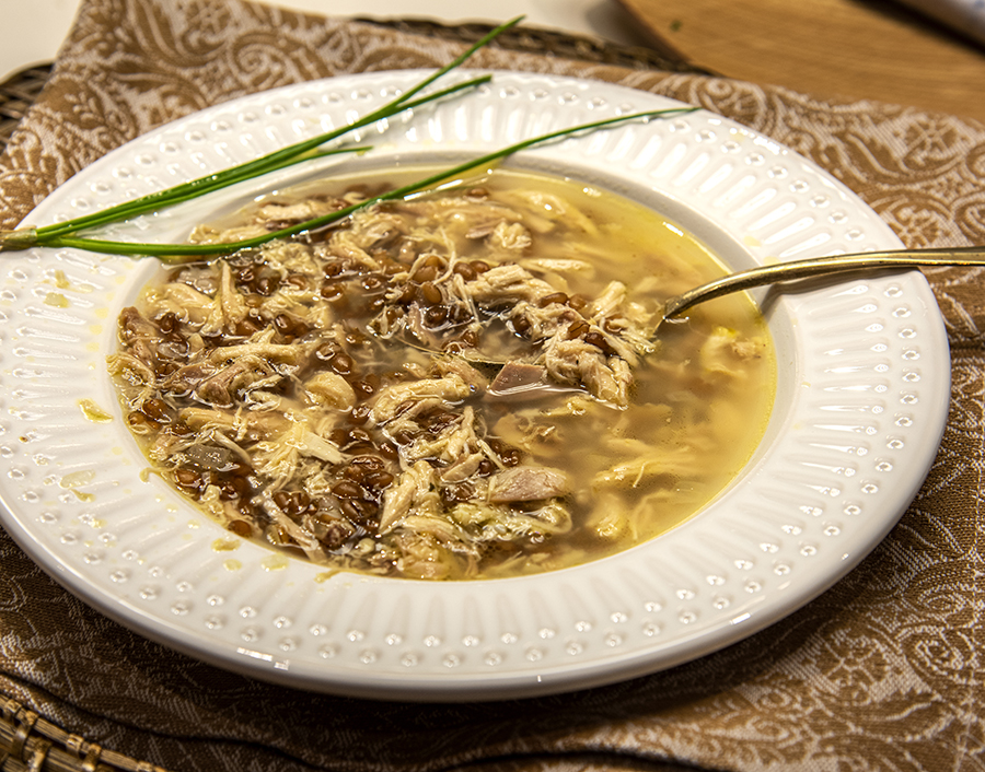 Hrisseh (Sopa de Trigo Integral e Galinha Caipira)