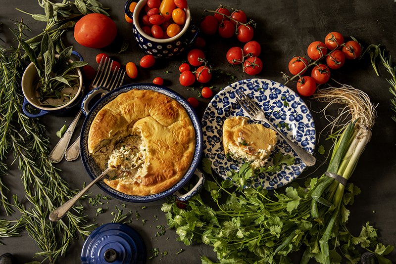 Torta Cremosa de Frango da Tia Berê