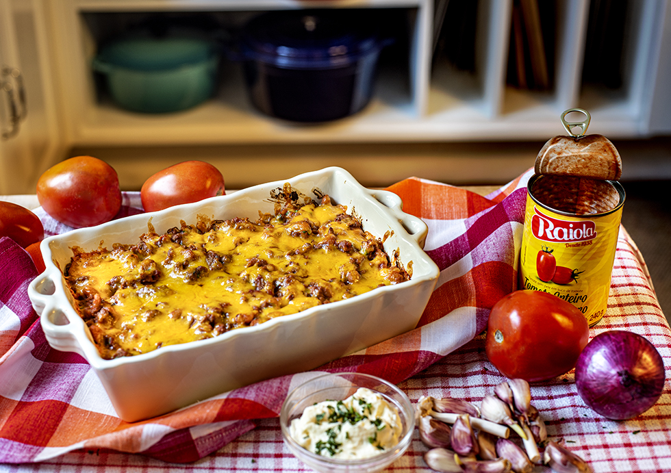 Batata ao Forno com Chilli e Queijo