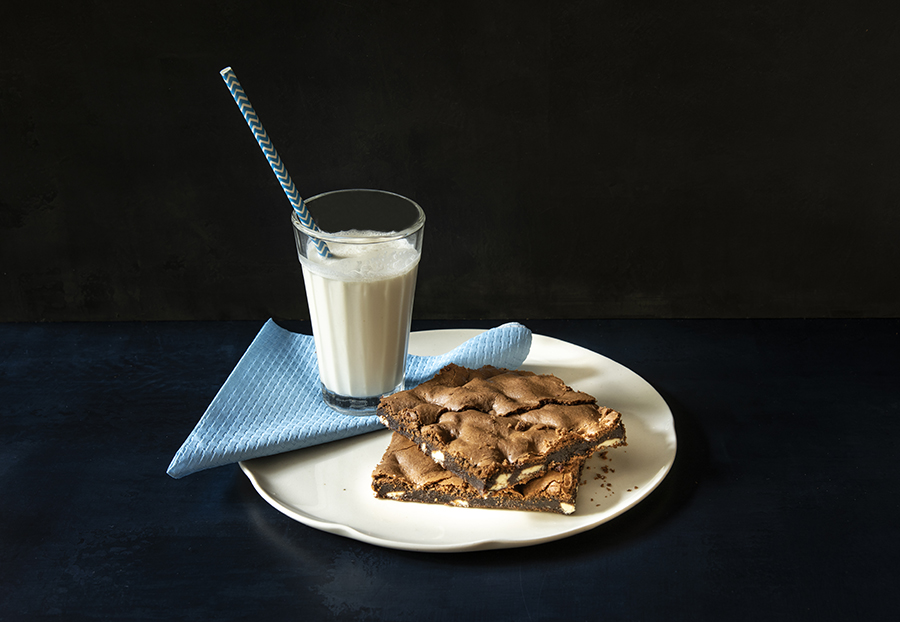 Brownie com Gotas de Chocolate Branco