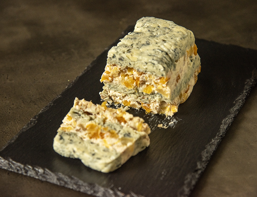 Terrine de Gorgonzola, Damasco e Nozes