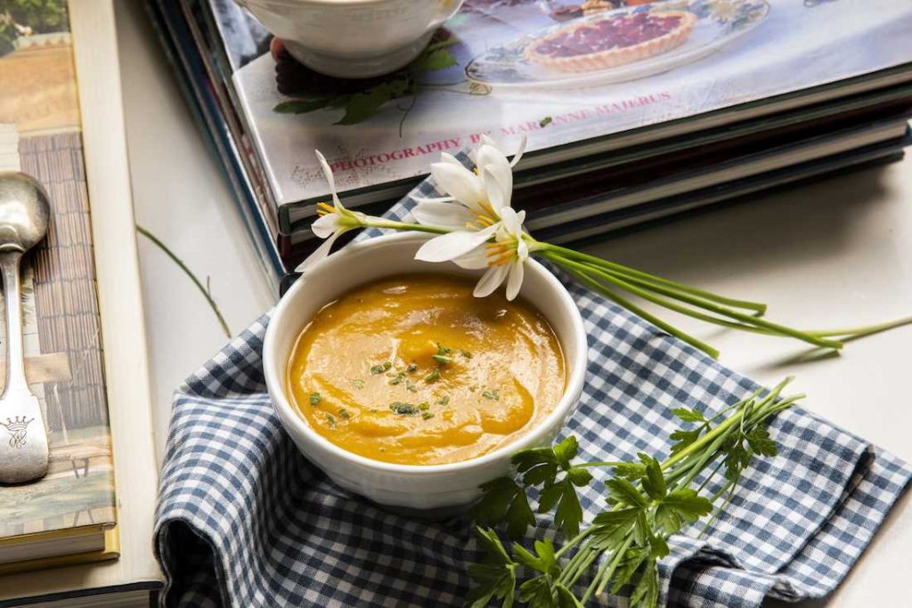 Sopa de Abóbora com Gengibre