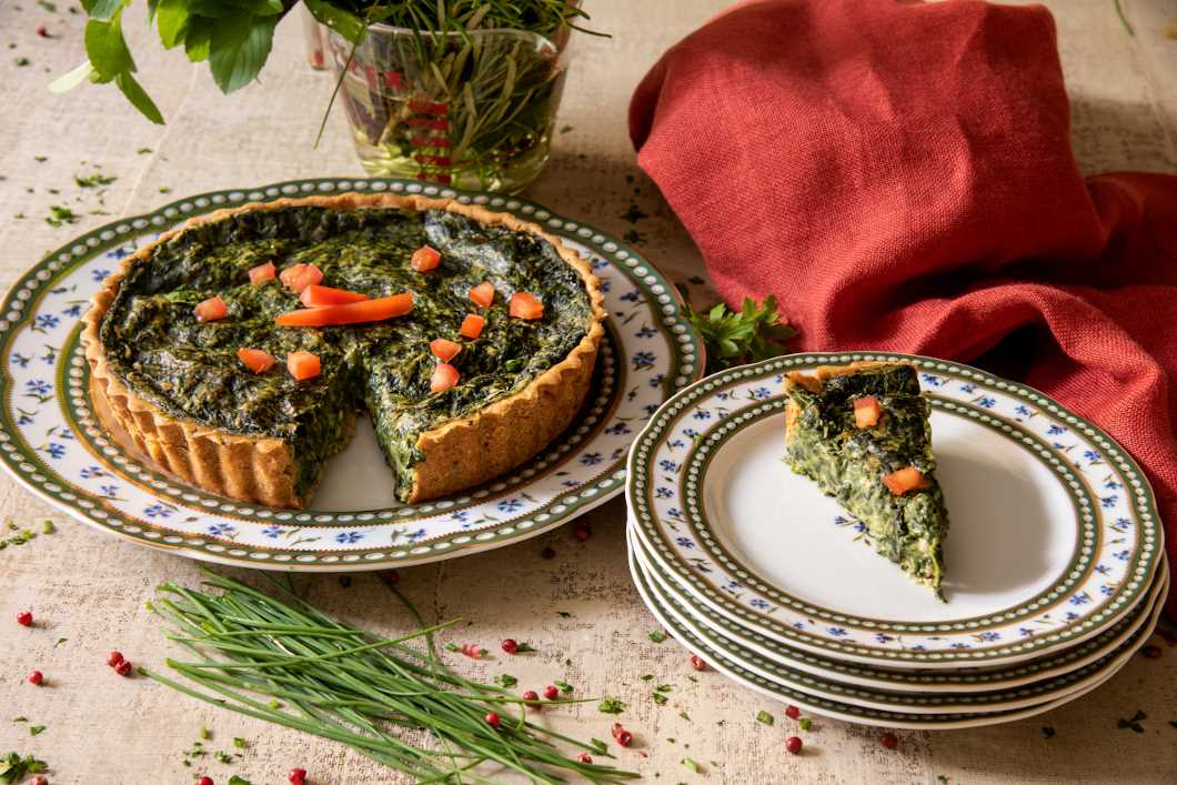 Quiche  de Espinafre