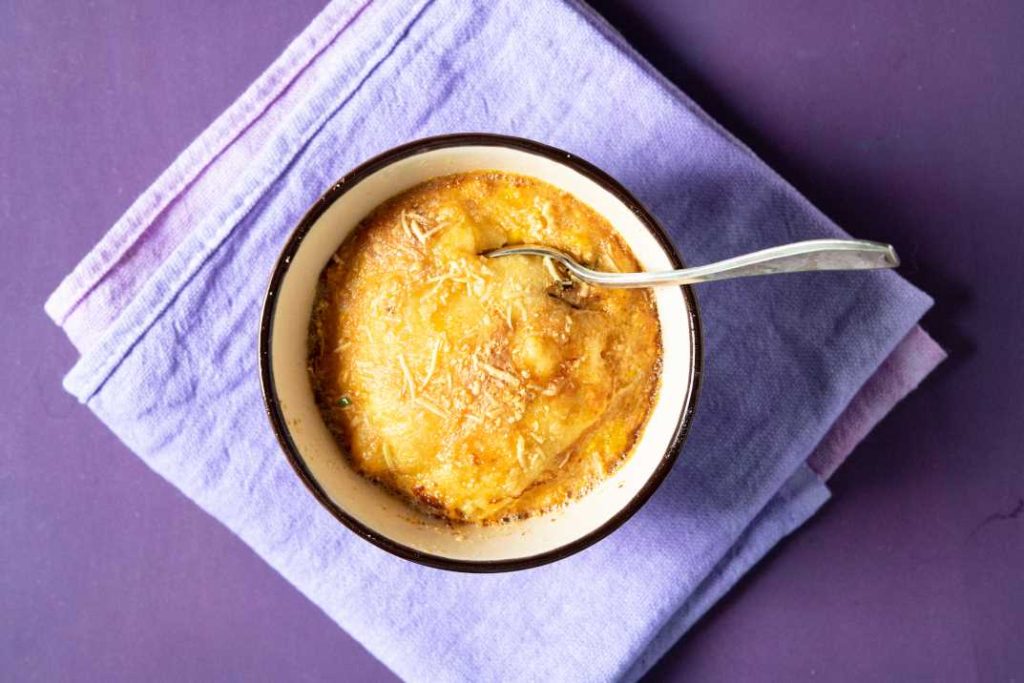 Milho Verde Cremoso com Queijo no Forno