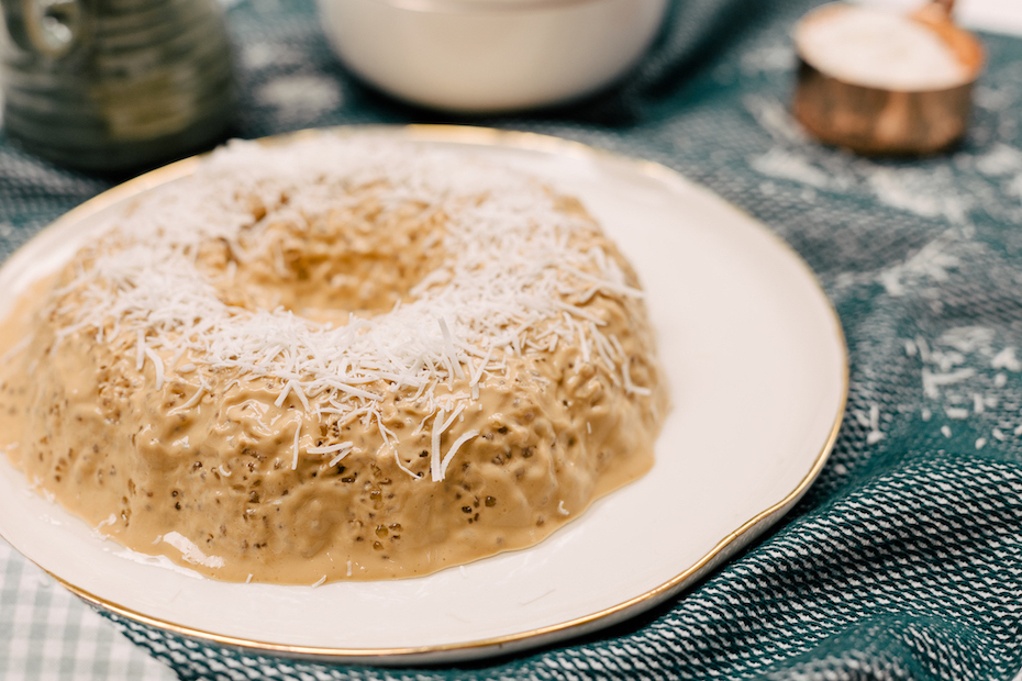 Pudim de Tapioca com Doce de Leite