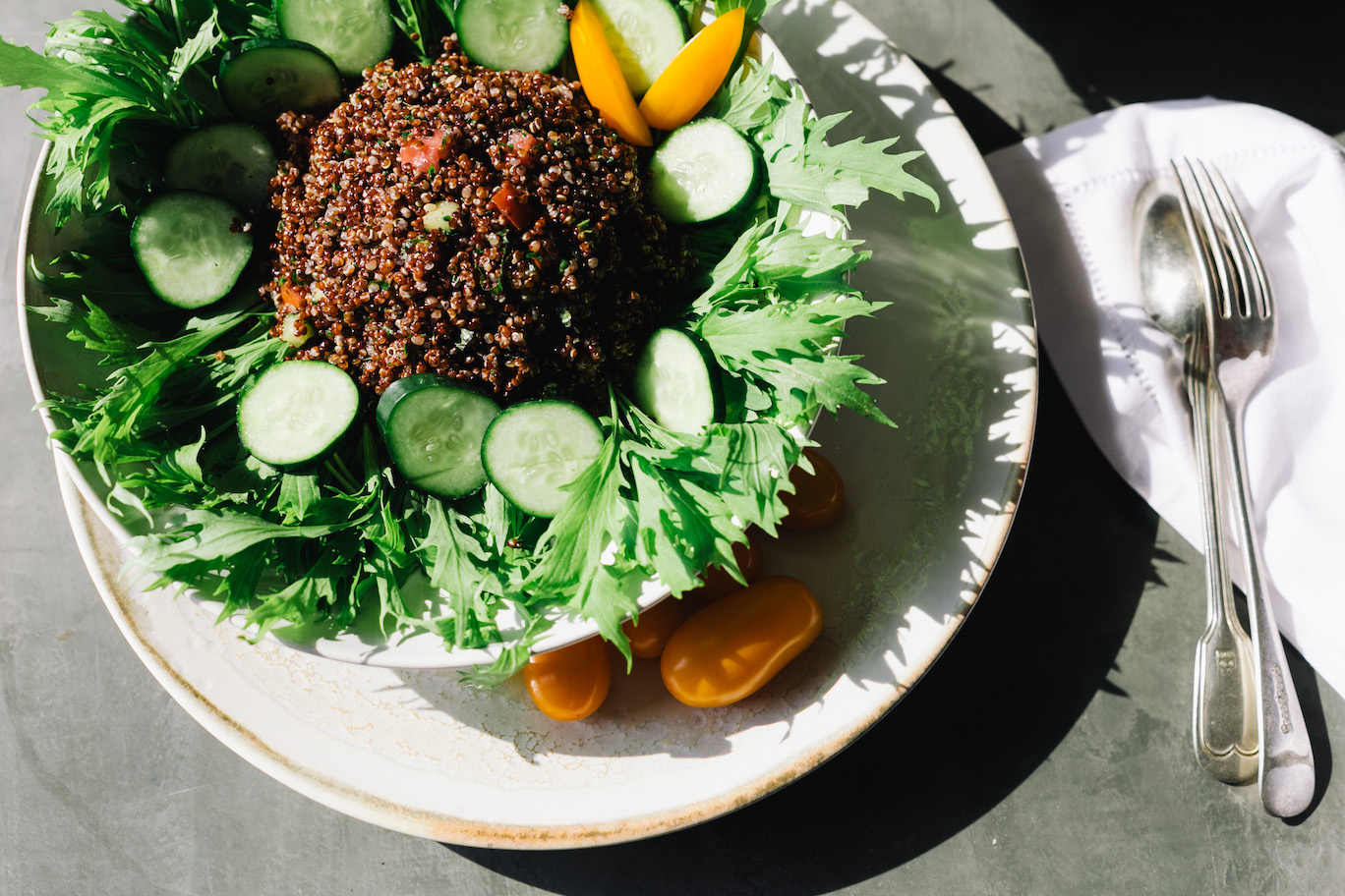 Tabule de Quinua Negra ou Vermelha