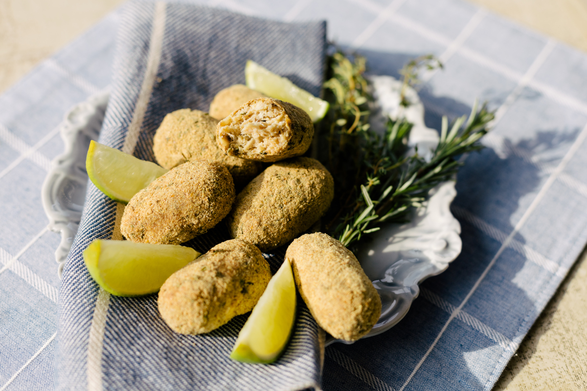 Croquete de Frango com Aveia