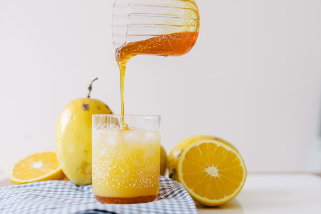 Suco de Laranja, Maracujá e Mel