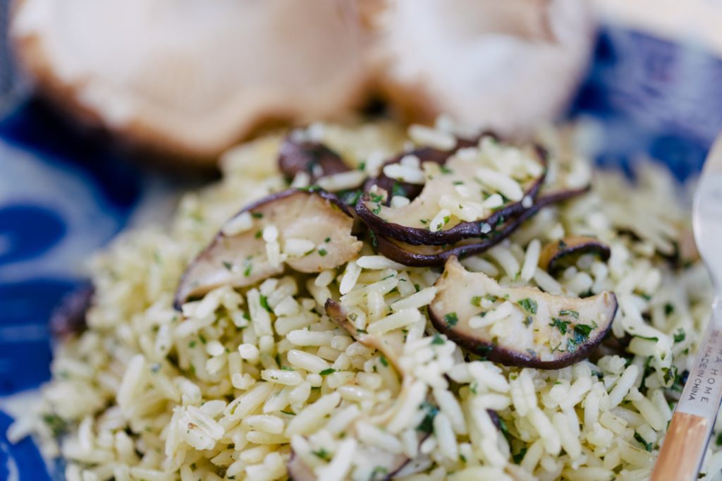 Arroz Pilaf de Cogumelos