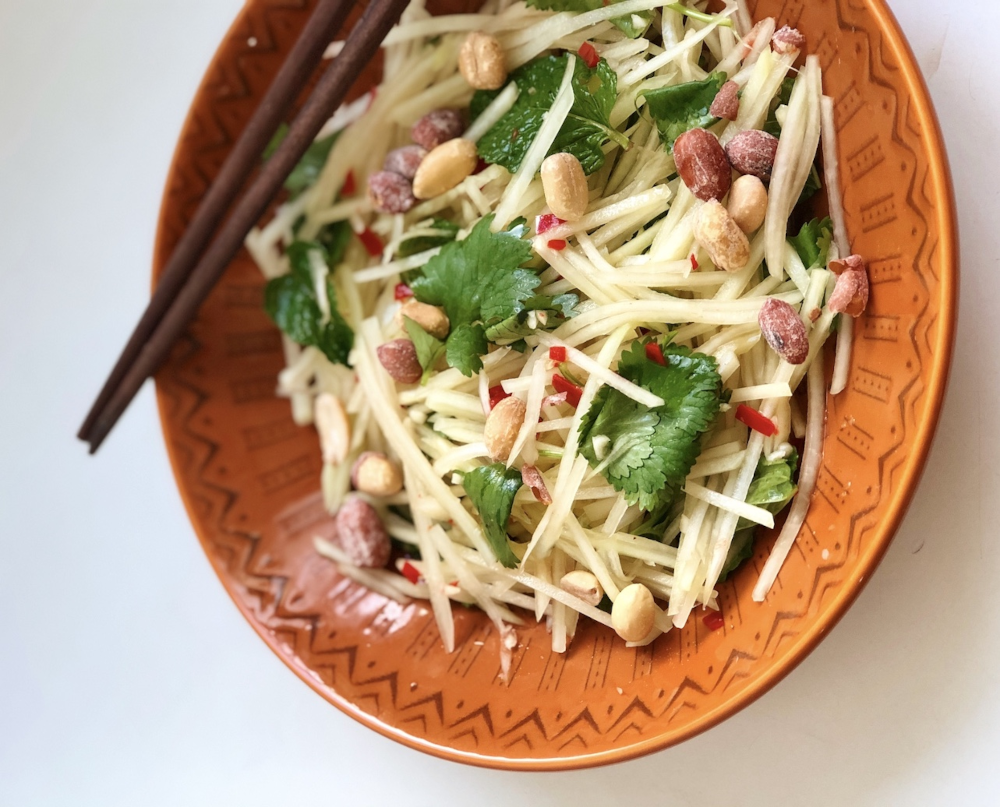 Salada Thai de Mamão Verde