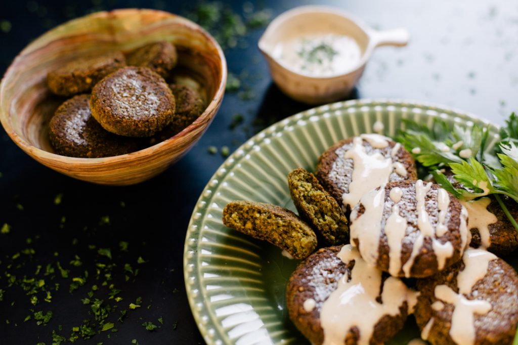 Falafel com Molho de Tahine