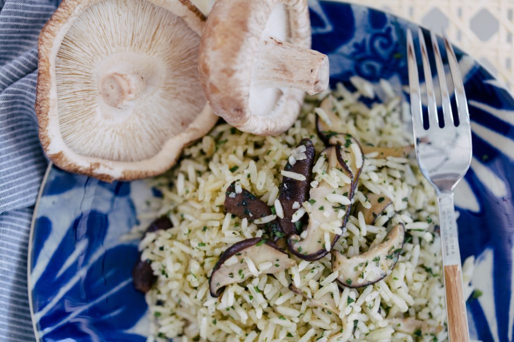 Arroz Pilaf de Cogumelos