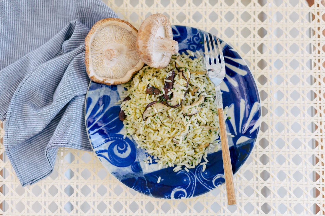 Arroz Pilaf de Cogumelos