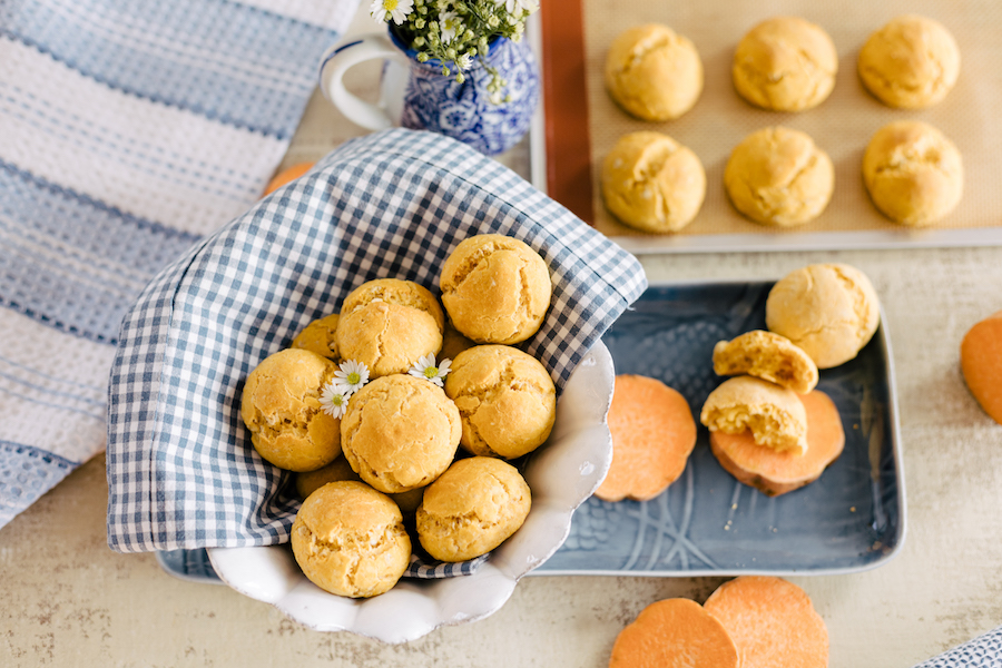 Pão de Batata-Doce e Aveia