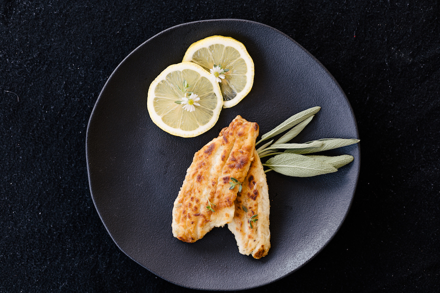 Peixe Marinado com Lemon Pepper