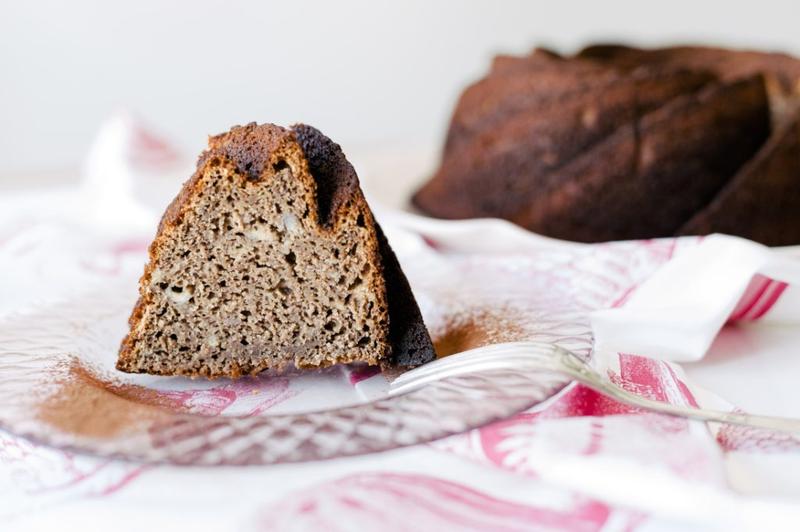 Bolo de Banana e Cacau