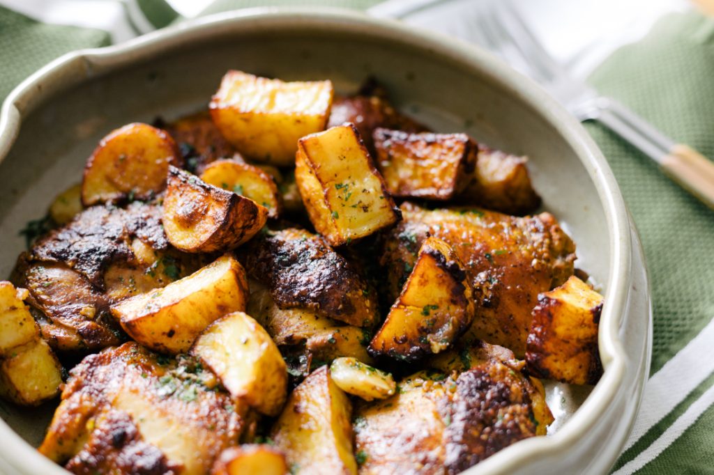 Frango de Domingo com Batata na Air Fryer