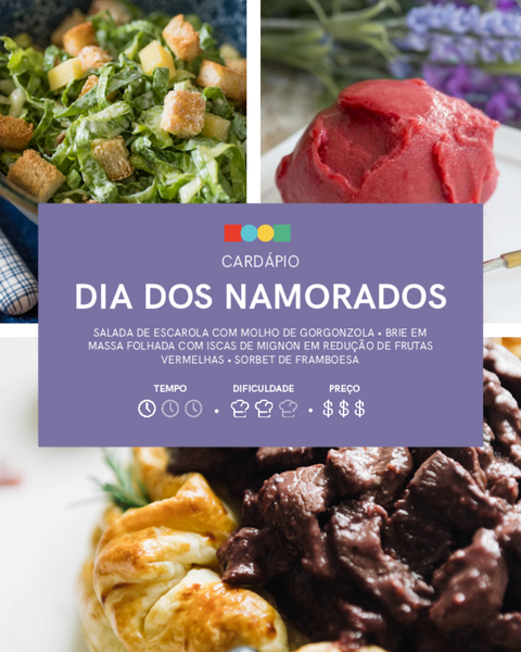 Dia dos Namorados – Brie em Massa Folhada com Iscas de Mignon em Redução de Frutas Vermelhas