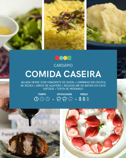 Comida Caseira - Lombinho em Crosta de Nozes