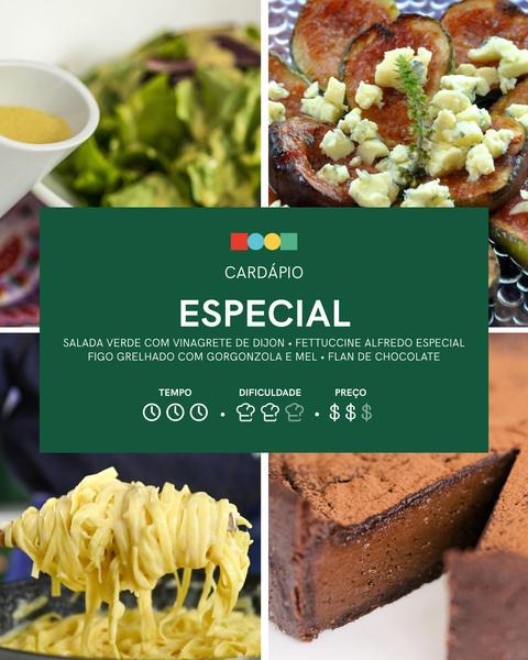 Especial – Fettuccine Alfredo Especial