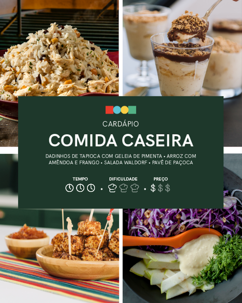 Comida Caseira – Arroz com Amêndoa e Frango