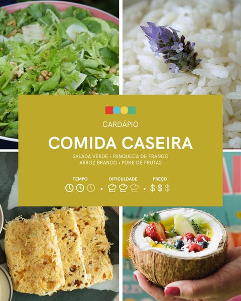 Comida Caseira – Panqueca de Frango Cremoso com Dois Molhos