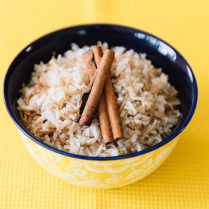 Arroz com macarrão cabelo de anjo