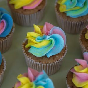 Cupcake de Ovomaltine com Glacê de Baunilha