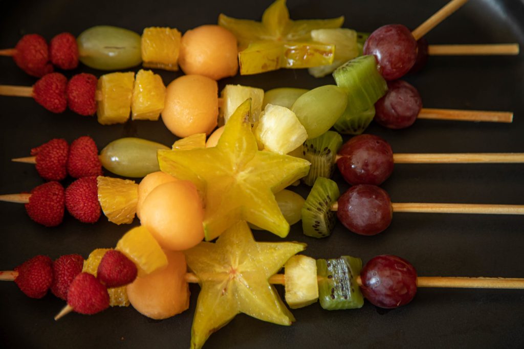 Salada de Frutas no Palito e na Casquinha